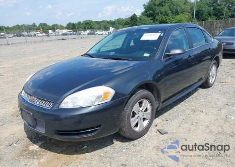 2012 Chevrolet Impala Ls из США, поврежденный, VIN 2G1WA5E37C1320943